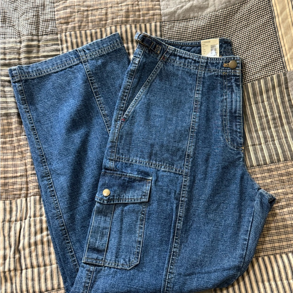 NWT Vintage Ralph Lauren Jeans Co Cargo Jeans Pants